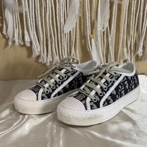 CD Walkin Navy and White Women's Sneakers